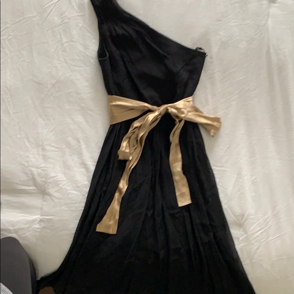 Banana republic one shoulder dress